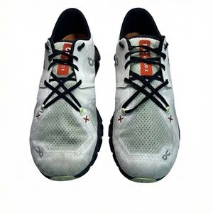 On Cloud X Men's Running Shoes Size 11 White Black Mesh Trainers Superfeet